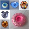 Inflatable Drink Holders Floating Cup Party Decoration PVC High Quality Doughnut Coasters for Swimming Kids Toys Pool