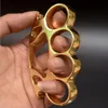 Metal Kalınlaşmış Yuvarlak Kafa Knuckle Duster Parmak Yumruk Toka Kendini savunma Tiger Knuckles Yüzük Açık Cep EDC Savunma Aracı