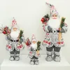 Christmas Decorations Santa Claus Dolls Standing Figurine Holiday Decoration Layout Window Decor Kids Toys