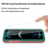 360 Volledige bescherming Dual Color 3 in 1 mobiele telefoons voor iPhone 13 12 11 Pro Max Mini XR XS X 8 7 6 Plus Samsung S21 Ultra A72 A42 A22 A32