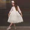 Bear Leader Mädchen Kleid Prinzessin Kleider Abendkleid Elegent Floral Bedrucktes Top Tutu Kleid Ballkleid für Mädchen 210708