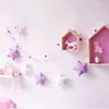 150cm enfants chambre décoration tentures murales ornements étoiles guirlandes jouets en peluche pépinière bébé fille cadeaux fête décoration de noël Y211119