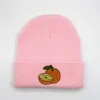 LDSLYJR Bomull Orange Fruktbroderi tjockare stickad hatt Vinter varma hattskallar Cap Beanie Hat för vuxna och barn 3217677883