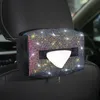 Steering Wheel Covers Fashion Interior Car Accessories Women Rhinestone Headrest Armrest Cover Shoulder Pad Fuzzy Crystal Kit