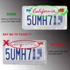 2x Bling Car License Plate Frames For Women Sparkly Diamond Cover Glitter Rhinestone Stainless Steel Frame InteriorExternal Ligh4395762