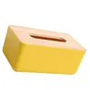 Коробка для ткацений салфетки 1 % салфетки со съемной деревянной крышкой простой держатель вытягивания бумаги для домашнего автомобильного офиса