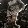 Erkek Spor Sweatpants Pantolon Pamuk Sıkıştırma Eşofman Pantolon Gym Fitness Tayt Pantolon Erkekler Spor Jogger Koşu Tayt