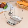 Stainless Steel Pan Pot Rack Stand Spoon Holder Cover Lid Storage Organizer Kitchen Accessories Tools Easily Place 210423