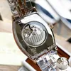 デザイナーウォッチ40mm Malte 7000M / 000R-B109 7000M自動メンズ腕時計ムーンフェーズシルバーダイヤルトーンローズゴールドスチールブレスレット割引