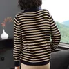 Pull Femme Autumn Winter Sweater Women Striped Loose Casual Pullover Knitted Long Sleeve Jumper s 11813 210512