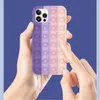 Silicone Cell Phone Cases for iphone 12 mini pro max 11 6 7 8 plus se pop it toys sensory push bubble5732712