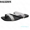 Öppna Toe Sandaler 2022 Sommar New Casual Home Women Flip Flops Flats Rom Grunt Tofflor Klassisk Plus Size Walking Shoes Slides Y22022