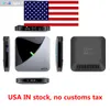 Navire de USA Warehouse A95X F3 TV Box Air 8k RVB Light Android 9 Amlogic S905X3 4 Go 32 Go WiFi 5GHZ YouTube Media Player VS X96 Max Plus