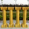 47 "(120 cm) Tall Altın Roma Sütun Düğün Dekorasyon Centerpieces Sütun Çiçek STAND OTURUM YOL KARARLI PARTE PARTİ 10 ADET