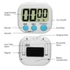 LED Counter Display Alarm Clock Timer Manual Electronic Countdown Kitchen Cooking Shower Study Stopwatch Sports Magnetic