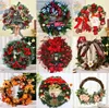 2021 HW410 Cheerleading Christmas Decorations 30CM Wreath Pendant for Shopping Malls and Hotels