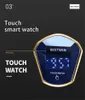 Izle Adam Spor Dijital Erkek Dokunmatik Ekran LED Ekran Elektronik Kol Saati Paslanmaz Çelik Erkek Saat Kol Saatleri