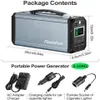 USA Lager Flashfish 300W Solarerator Batteri 60000mAh Portable Power Station Camping Primerbar Batteri Uppladdad, 110V USB-portar för CPAP Camp A40