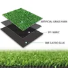 2M Dicke Kunstrasen Teppich Gefälschte Rasen Boden Dekor DIY Landschaft Matte Handwerk Garten Gras Pad Outdoor I4J7 Dekorative Blumen Kranz W