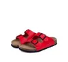 Zomer Beach Valentine Cork Slippers Sandalen Casual Dubbele Gesp-klompen Vrouwen Slippers Schoen