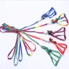 1.0 * 110cm hund sele Leashes Nylon tryckta justerbara husdjur krage valp katt djur tillbehör A2177061