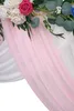 Wedding Arch Traps Tecido 29 "Long A 6,5 metros Chiffon Curtain Curtain Cerimony Cerimony Reception Swag 210712