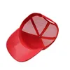 Cappelli a snapback in pelle MH ricami rossi MH rossa rossa MH.