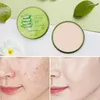 Aloe Vera 99% Contour Powder Lugnande Fukt Tunn Andas Pressat Powder Oljekontroll Fuktgivande Naturlig Omslag Ansiktsmakeup