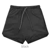 Yoga kläder Polyester Running Shorts Men Sports Fitness Shortskirt Training QuickDrying Soft With Pocket Summer3683090