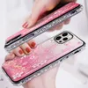 Comincan Quicksand Glitter Cases voor iPhone 13 12 11 Pro MAX Dynamic Vloeibare Beschermende Telefoon TPU Designer Cellphone Achterkant Cover