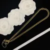 Na moda banhado a ouro chaçado chaçado coradores colares c-d pingentes de metal para mulheres moda acessórios de jóias aniversário presente de festa de casamento