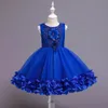 Meninas Tutu Vestido Flor Menina Vestidos Crianças Crianças Adorável Sem Mangas Bow-Nó Princesa Vestido