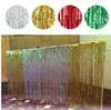 Folha metálica franja shimmer pano de fundo decoração de casamento festa parede foto cabine ouropel glitter cortina ouro partys db739