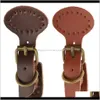 ミシンの概念ツールアパレルドロップデリバリー2021コートジャケットダッフル手作りの装飾のための金属ピンバックルと2つの革の切り替えボタンのセット