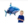 Novelty Games Remote Control Shark Toys Air Swimming RC Animal Infrared Fly Balloons Clown Fish Toy For Children Christmas Gifts Decoration