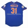 Gestikte Mike Piazza Cool Base Jersey 2016 Patch Men Women Youth Baseball Jersey XS-5XL 6XL