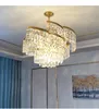 Modern Crystal Chandelier LED Light American Luxury Chandeliers Lights Fixture Living Dining Room Hanging Lamp Dia50cm 60cm 80cm 100cm