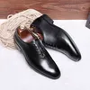 DESAI Men's Business Dress Casual Shoes For Men Soft Genuine Leather Fashion Mens Comfortable Oxford Shoes H1125