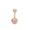 Design de desenhista de luxo NAVEL Bell Button Anéis Botão Botão Botão Botão Dangle Body Piercing Jóias