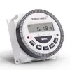 Timers SINOTIMER TM619H-2 30A Weekly Programmable Daily Timer Switch For Lighting With Waterproof Cover