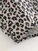 HSA Fashion Leopard Women Printing Tops lange mouw blouse camis solide blusas veer elegant shirt chic tops 210716