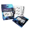 3D Magnéticos Cílios Falsos + Líquido Eyeliner + Tweezer + Lashes Tesoura De Maquiagem Proteína De Maquiagem De Maquiagem 3 Pares 7 Ímã Falso Eyelash Natural Reutilizável Sem cola necessária