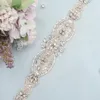Telai di nozze trixy s234 sbalorditive cinghie di cristallo per donne in perline perline da sposa con sposette a nastro da sposa