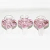 14mm rose coeur forme narguilé verre bol Mâle Joint tabac main bol pièce fumer Accessoires Pour Bong Pipe À Eau plate-forme pétrolière