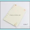 Notes Notepads Supplies Office School Business & Industrialnotepads Summer Cute Series Notebook Filler Papers A5/A6 Color Inner Core Planner