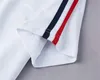 Mode Männer Polos Classic 2021 Brief und Gestreifte Muster Tops T-shirt Luxus Kontrastfarbe Casual Kurzarm