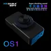 mini Double OS1 vibration transacoustic pickup digital control bluetooth 5.0 acoustic preamp EQ with reverb chorus delay and mic function