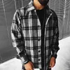 Men's Casual Shirts Fashion Spring Plaid Flannel Man Long Sleeve Fit Styles Men Jacket Cardigan Shirt