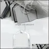 Tags, Price Card Jewelry Packaging & Display 500 Pcs Tag Tie String Label 24X18Mm Chic Drop Delivery 2021 8Fwxk
