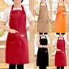 Free Fashion Cooking Kitchen Apron For Woman Men Chef Waiter Cafe Shop BBQ Hairdresser Aprons Custom Gift Bibs 210625